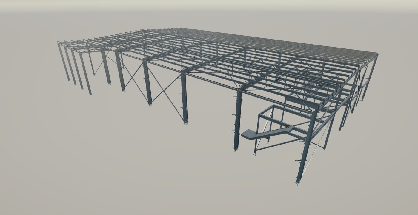 Tekla Structures render 1