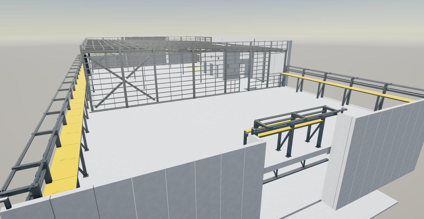 Tekla Structures render 2