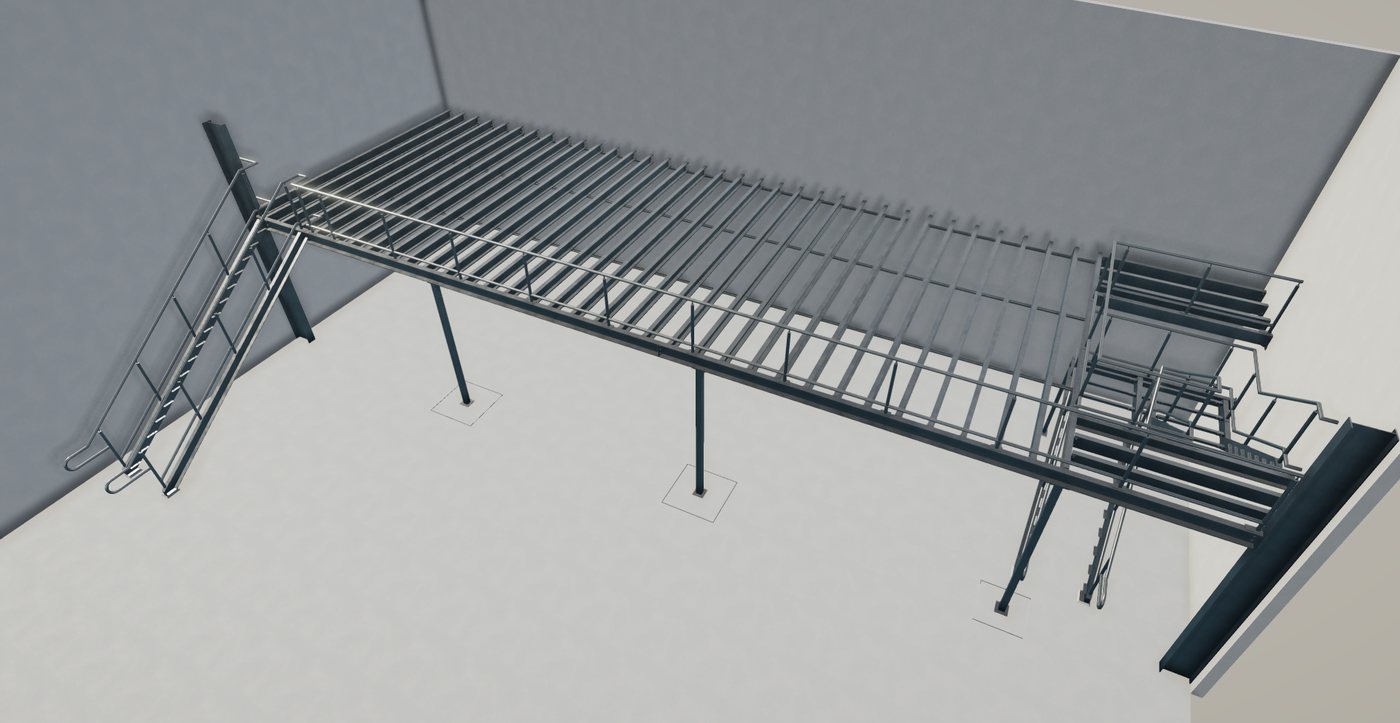 Tekla Structures render 3